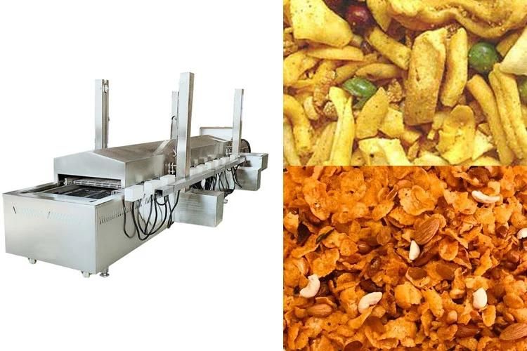 Industrial India Snack Food Equipment Farsan Frying Machine Farsan Fryer