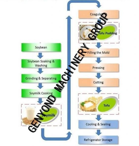 Bean Curd Production Line Tofu Making Machine