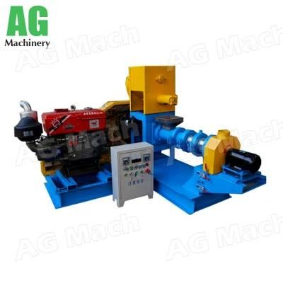 Factory Shrimp Feed Pellet Mill Portable Fish Feed Extruding Machine