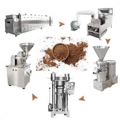 Stainless Steel Cocoa Bean Grinding Machinery Cocoa Liquor Grinding Machines for Process ...