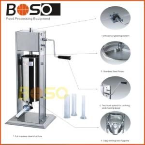 7L Vertical Sausage Stuffer Filler with Stainless Steel Piston (BOS-TV7L)