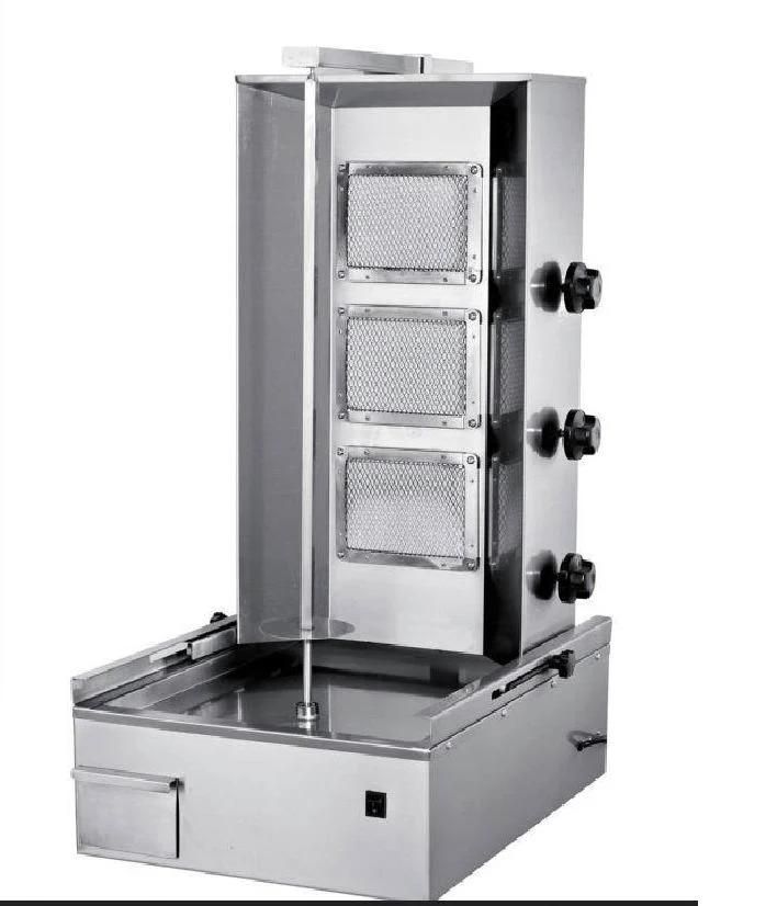 Gas Kebab Shawarma Machine for Buffet (Vgb-13-3 burner)