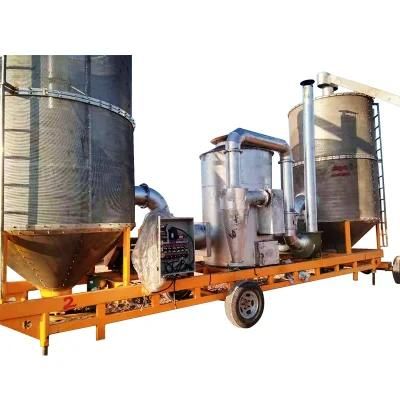 6tpd Agricultural Mobile Grain Bean Dryer Paddy Drying Machine