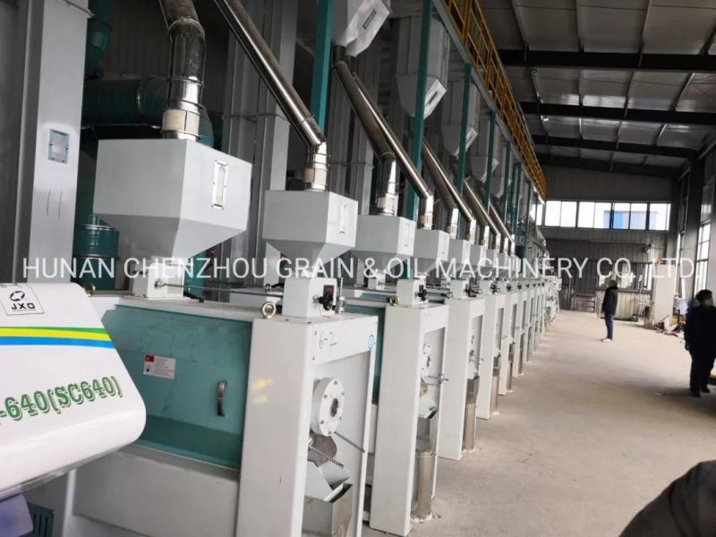 Best Selling Emery Roller Rice Whitener Machine 2-2.5tph Output Mnsw18f for Rice Plant