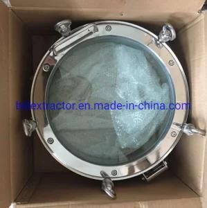 Stainless Steel 304 Sanitary Full Sight Glass Manhole Cover Without Pressure