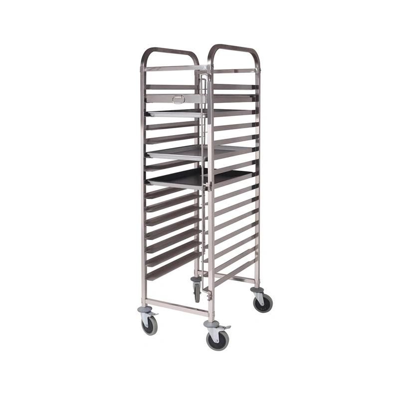 Restaurant Kitchen Equipment Stainless Steel Bakery Cooling Rack Trolley