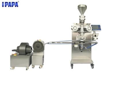Automatic Three Hoppers Double Filling Energy Ball Encrusting Machine