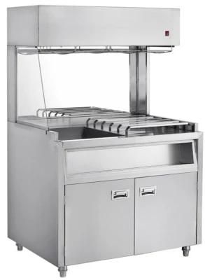 Commercial Stainless Steel Fried Chips Station