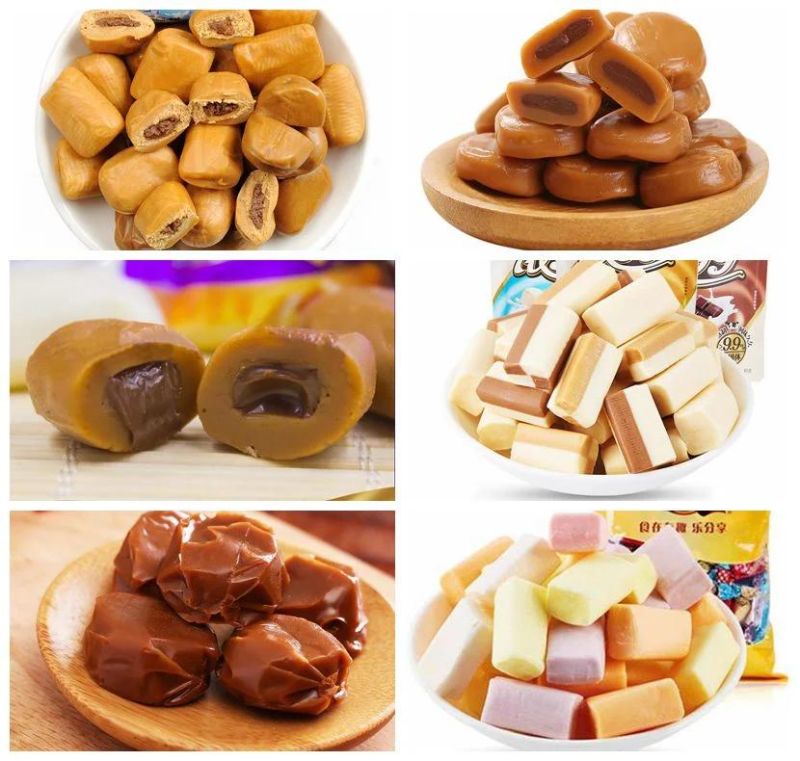 Toffees and Eclairs Forming with Servo Motor/ Cooling Drum Russia/Milky/Toffee Candy /Automatic Candy Making Machine