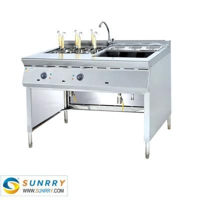 Electric Noodle Boiler Cooker with Steamer with 2 Temperature Controller