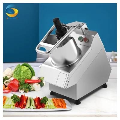 750W Small Electric Vegetables Cutting Machine Multifunctional Commercial Vegetable Cutter ...