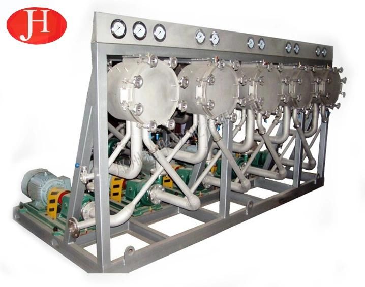 Potato Starch Milk Dehydrator Machine Customized Hydrocyclone Potato Starch Processing Plant