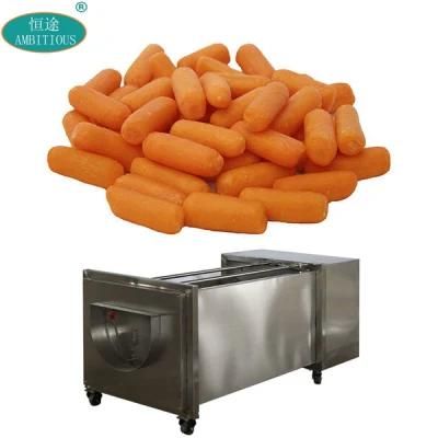 Vegetable Brush Washer Carrot Peeler Machine Carrot Skin Peeling Machine