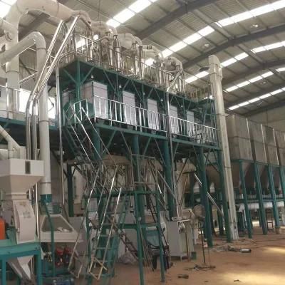 Complete 100t Per 24hrs Maize Flour Mill Special Design for Mozambique