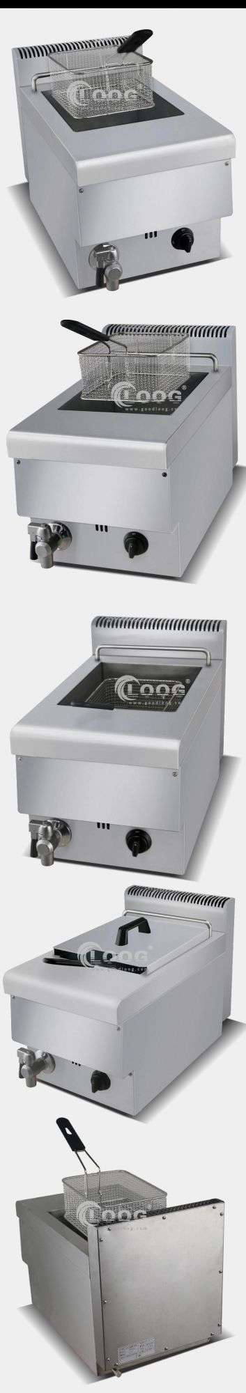 Commercial Donut Fryer Gas Chips Fryer Machine Stainless Steel Deep Fryer for Sale