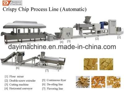 Frying Wheat/Corn Flour Snack Food Extruder Machine