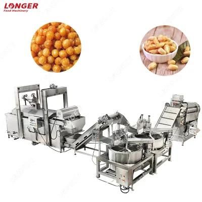 Automatic Chickpea Frying Machine for Nuts Peanut Frying Machine with Temperature