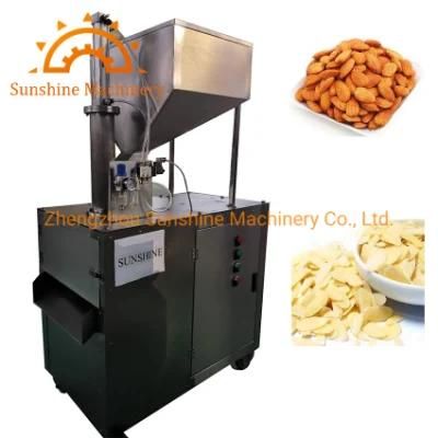 Stainless Steel Chestnut Peanut Almond Slicer Slice Cutting Machine