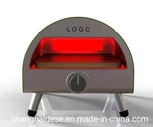 Hot Selling Portable Freestanding Stainless Steel Pizza Maker Machinery Gas Pizza Oven