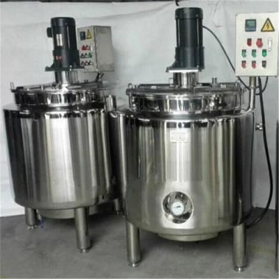 Air Motor &amp; Explosion Stainless Steel Jacketed Heating Blending Tank Price