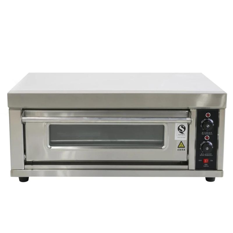 Commercial Industrial Single/Double Electric Hotel Deck Pizza Oven Baking Deck Oven Baking Equipment for Bread Bakery