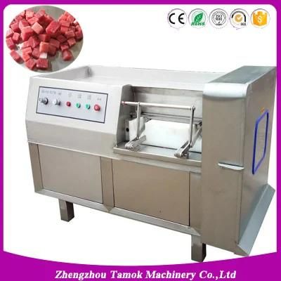 Automatic Frozen Goat Meat Cube Cutter Poultry Meat Dicing Machine