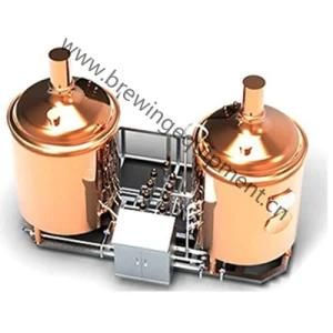Micro Pub Red Copper Beer Brewing Equipment for Micro Brewery