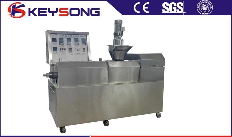 Automatic Textured Vegetable Soy Bean Meat Protein Soya Chunk Nugget Extruder Machine