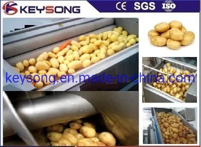 Food Processing Equipment Potatoes Washing Sorting Machine