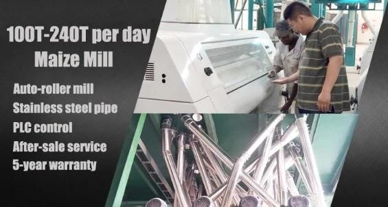 Fully Automatic Operation 100t Maize Flour Mill Plant in Kenya