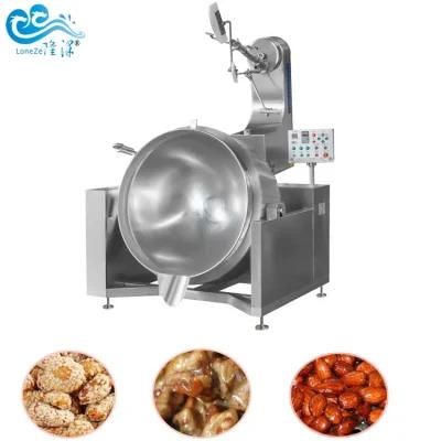 Industrial Gas Heated Jacketed Kettle for Snack Food Peanut Approved by Ce Certificate