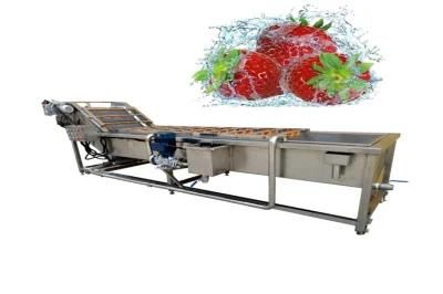 Industrial Fresh Vegetable Fruit Air Bubble Washing Machinery