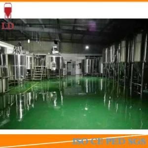 Mirror Polish Stainless Steel Industrial Draft Beer 3000L Microbrewery Brewery Plant