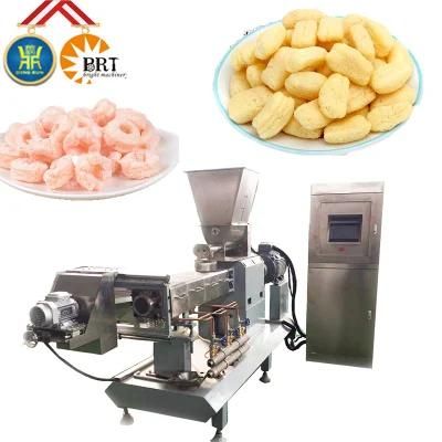 Puffed Ready-to-Eat Corn Snack Processing Line Equipment Crisp Flavored Toasted Puffed ...