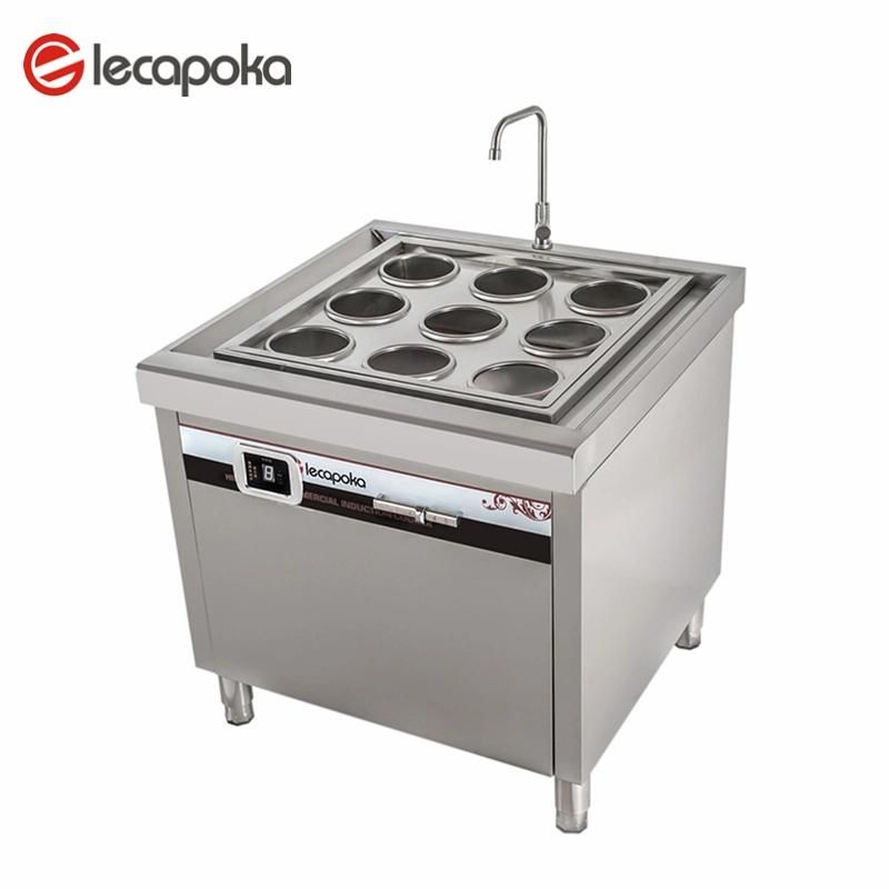 Custom Made 9 Holes Stainless Steel Ramen Noodle Cooking Equipment Pasta Cooking Equipment for Pasta