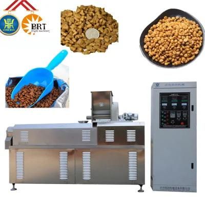 Fully Automatic Animal Pet Dog Food Cat Feed Pellet Double Screw Extruder Machinery