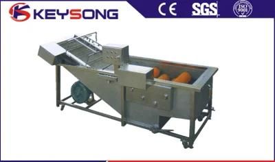 Food Processing Fruit and Vegetable Roller Brush Washing Machine Roller Type Washing ...
