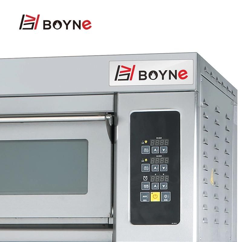 Commercial Microcomputer Three Deck Six Trays Electric Baking Oven