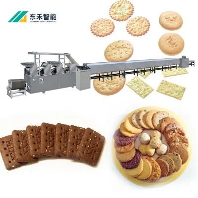 Stainless Steel Hard Biscuit Production Line Soft and Hard Biscuit Processing Line ...