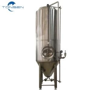 2000L Customized Slim Beer Fermenter with Separate Temperature Control