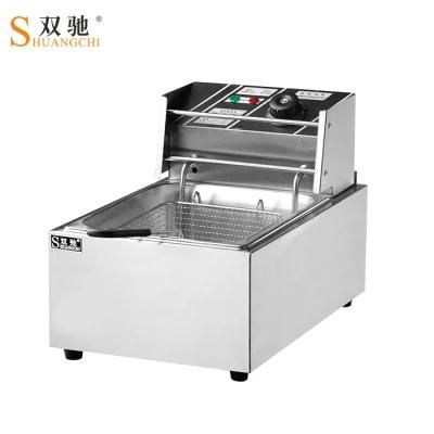 Commercial Electric Deep Fryer 1 Tank 1 Basket