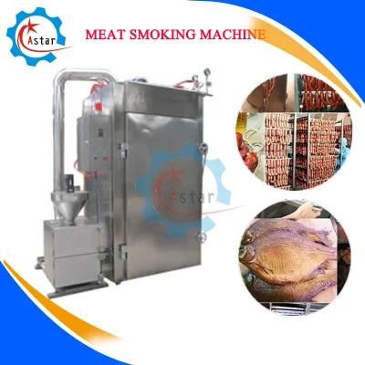 Industrial Use Automatic Fish Beef Meat Sausage Smoking Machine