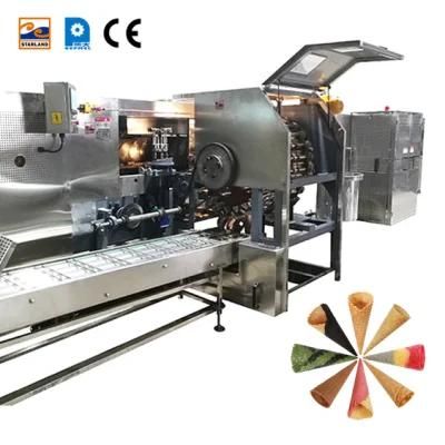 Automatic 33 Pieces 5 Meters Long Baking Tray Roll Sugar Cone Machine, with After-Sales ...