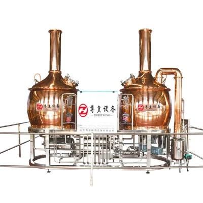 500L 1000L Red Copper Hotel Pub Bar Restaurant Beer Brewing Micro Brewery Equipment