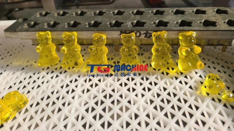for New Start Factory Jelly Gummy Candy Making Machine Depositing Line Gelatin Pectin Gummy Machine