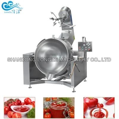 China Manufacturer Industrial Stainless Steel Gas Heated Cooking Mixer Machine Approved by ...
