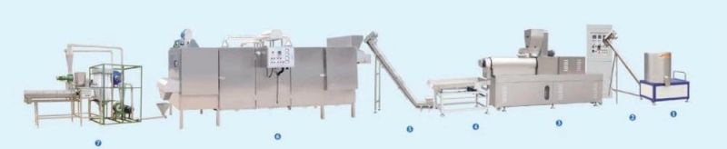 China Cassava Food Starch Extrusion Machine Zh65 Modified Starch Processing Line