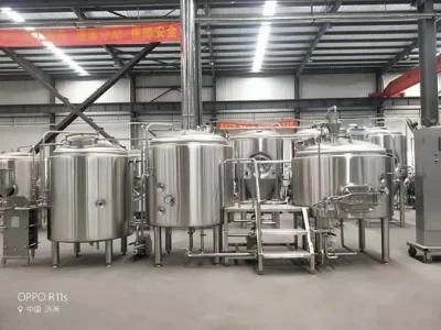 15bbl 3 Vessels Beer Brewing Project with Mash Lauter Tun and Boiling Kettle Whirlpool ...