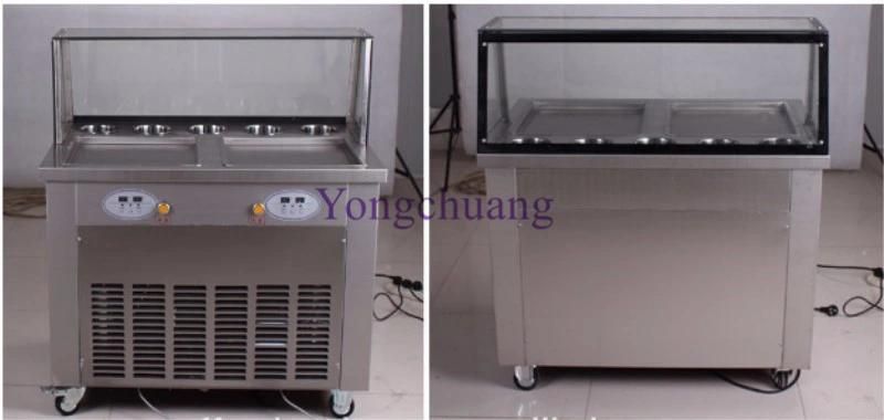 Factory Directly Sales Fry Ice Machine with Famous Panasonic Compressor and One Year Warranty