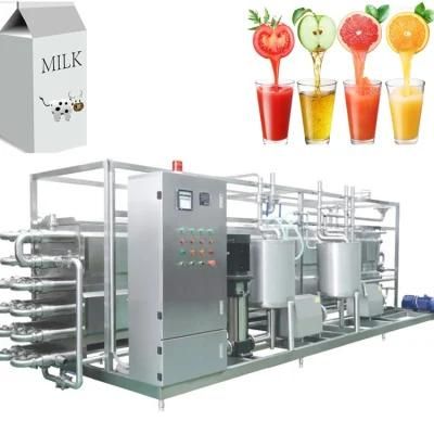 Customized Tubular Sterilizing Machine Tomato Paste Tea Sterilization